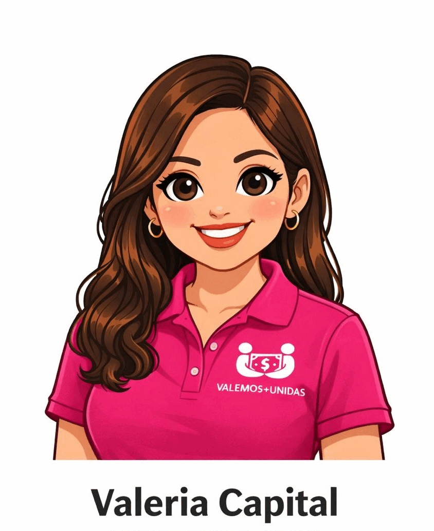 Valeria Capital con uniforme de Valemos+ Unidas